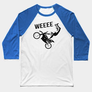 Motocross Fun Baseball T-Shirt